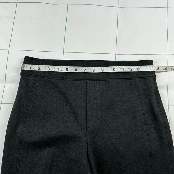 Spanx Pants Womens Medium Gray Perfect Fit Ponte Slim Straight Pull On Smoothing - Picture 7 of 12